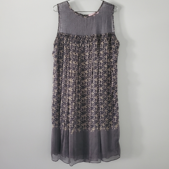 Calypso St. Barth Silk Floral Print Shift Mini Dress Size S - Picture 1 of 9